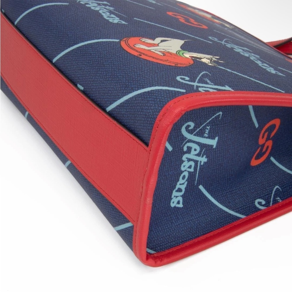 Gucci Red and Blue Jetsons Print Briefcase - Picture 11 of 16